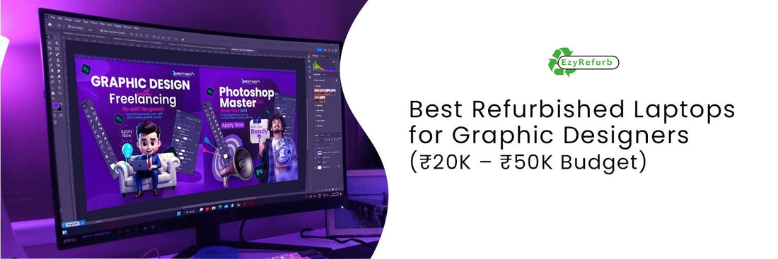 Best Refurbished Laptops for Graphic Designers (₹20K – ₹50K Budget)