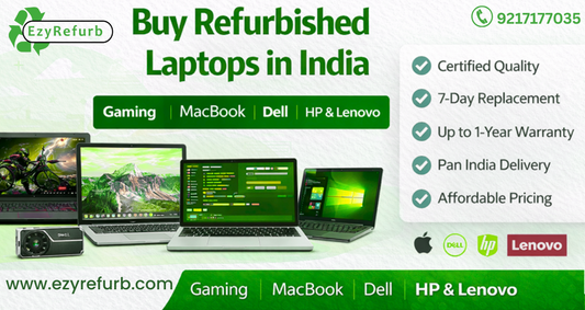 Buy Refurbished Gaming Laptops, MacBooks, Dell, HP & Lenovo Laptops in India at the Best Prices.