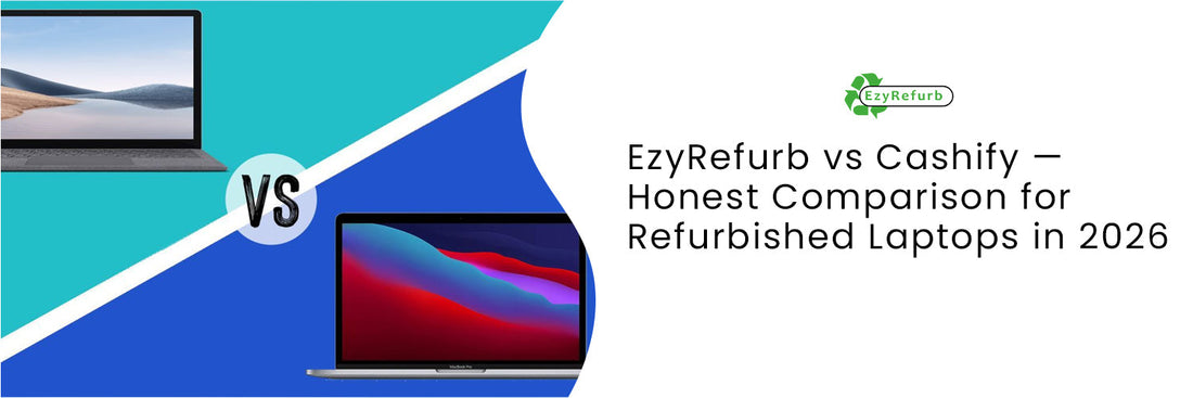 EzyRefurb vs Cashify — Honest Comparison for Refurbished Laptops