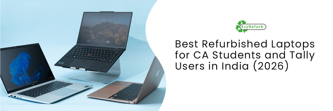 Best Refurbished Laptops for CA Students and Tally Users in India (2026)