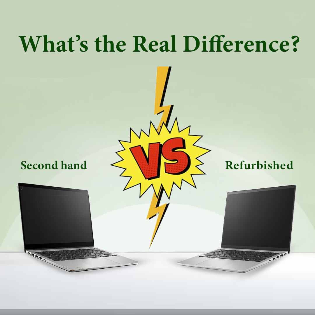 Refurbished vs Second-hand Laptops: What’s the Real Difference?