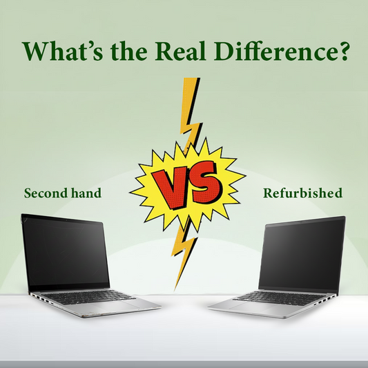 Refurbished vs Second-hand Laptops: What’s the Real Difference?