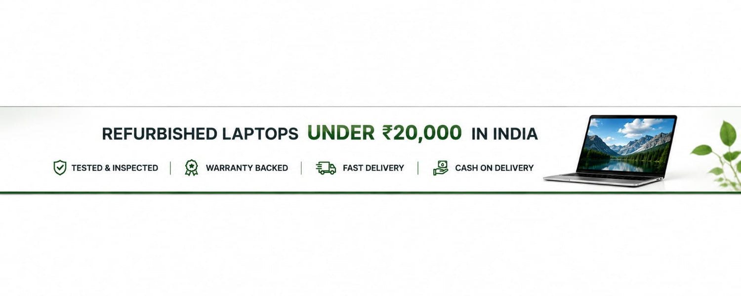 Refurbished Laptops Under Rs 20,000 in India i5, 8GB RAM, SSD