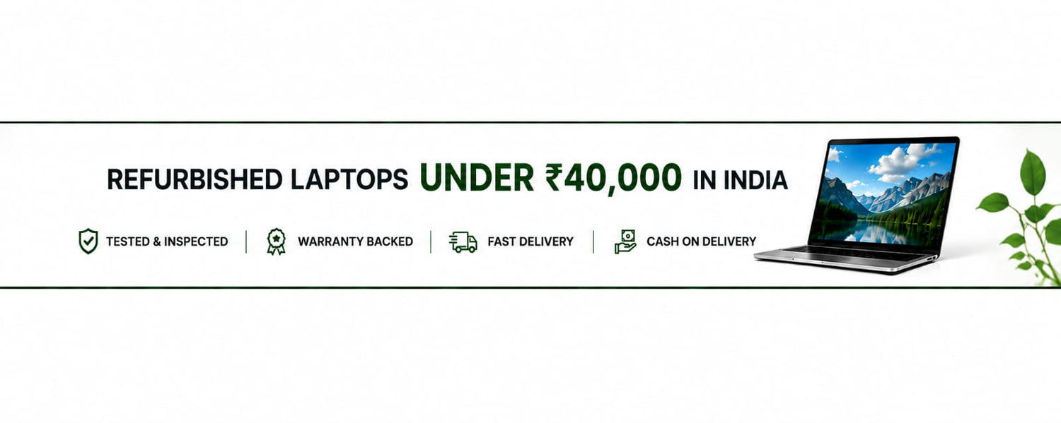 Refurbished Laptops Under Rs 40,000 — i7 and 16GB Options