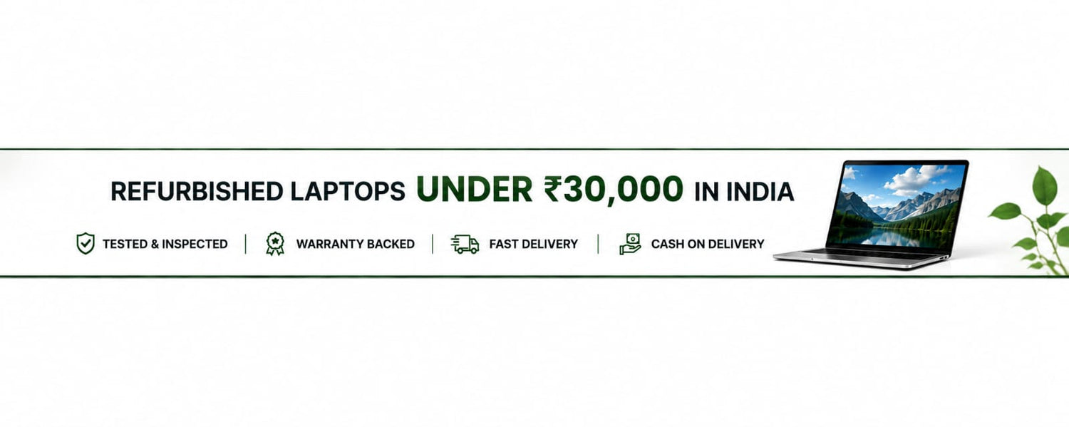 Refurbished Laptops Under Rs 30,000 — i5/i7 with SSD