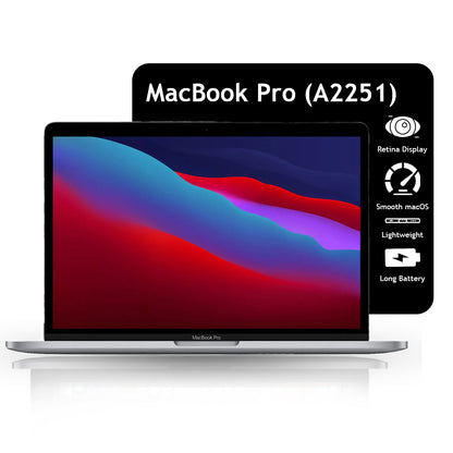 Apple MacBook Pro A2251 Intel Core i7 | 13.3 Inch Retina Display macOS Refurbished