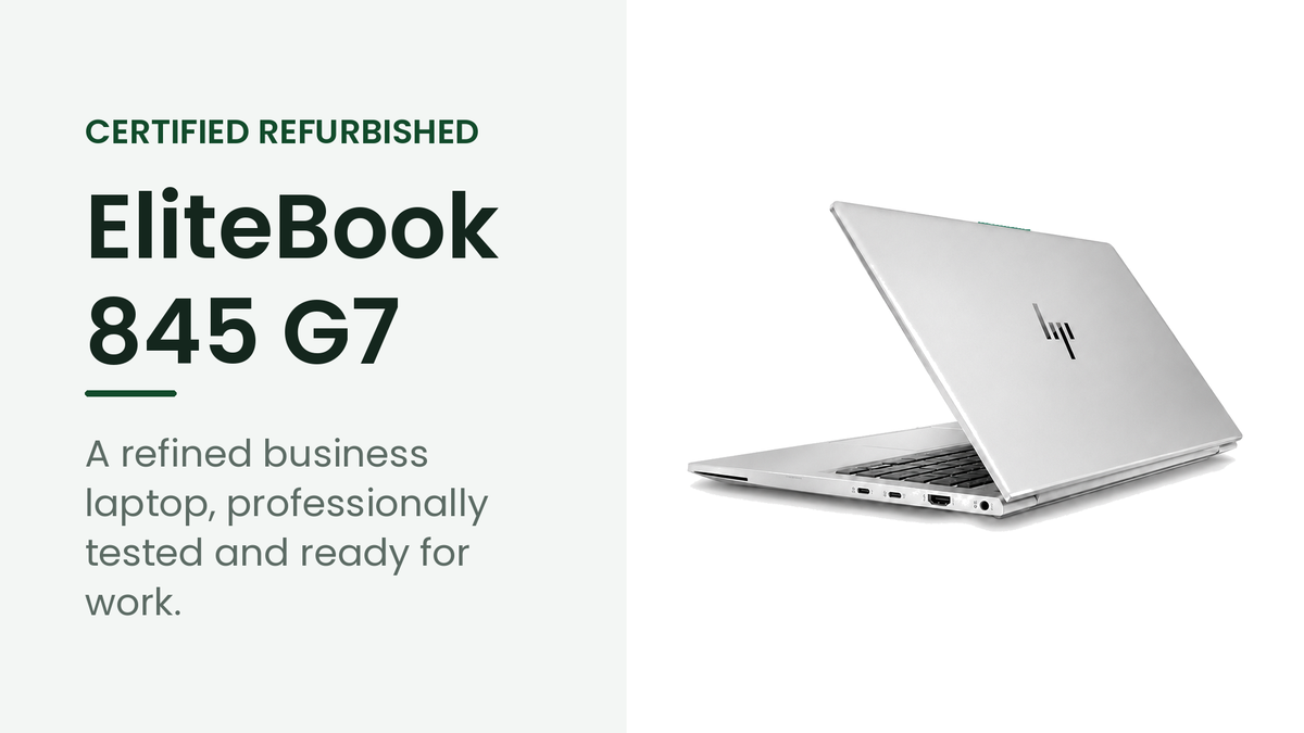 HP EliteBook 845 G7 refurbished business laptop