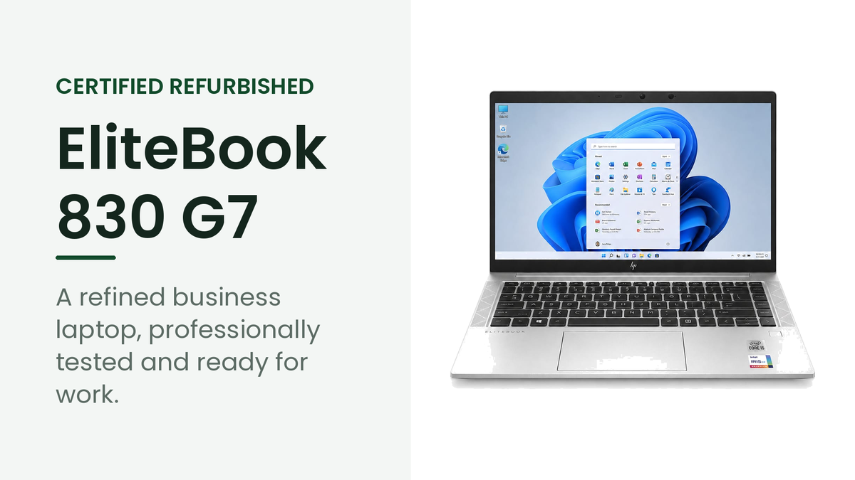 HP EliteBook 830 G7 refurbished business laptop