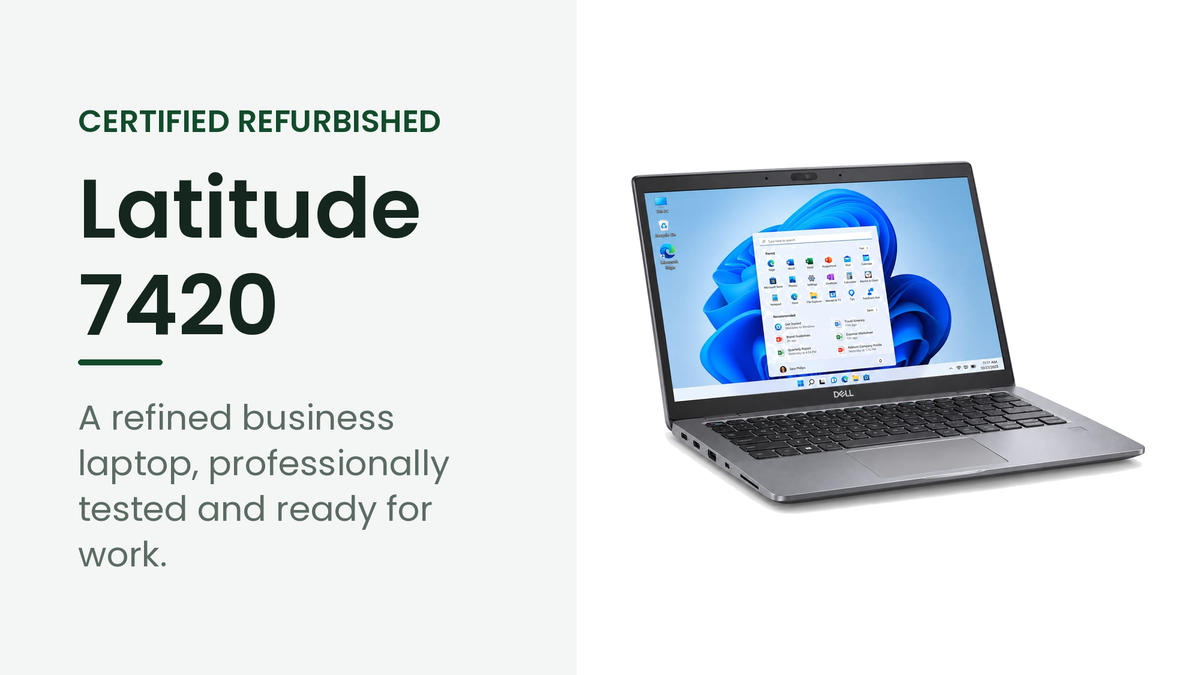 Dell Latitude 7420 refurbished business laptop