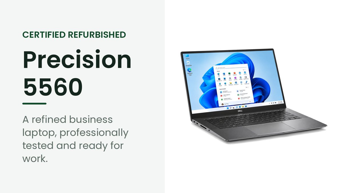 Dell Precision 5560 refurbished business laptop