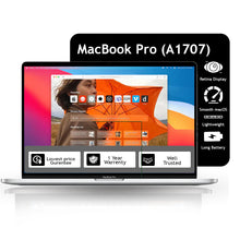 Apple Macbook Pro A1707 i7 Big Sur OS 16GB RAM Refurbished