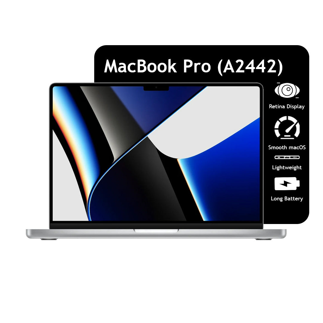 Refurbished Apple MacBook pro A2442 M1 pro chip 14 inch – EzyRefurb