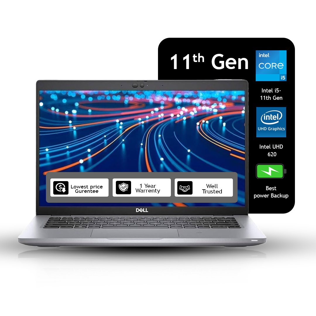 Dell Latitude 5420 Intel i7-11th Gen 14 inch FHD display with MS Office (Refurbished)