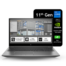 Refurbished HP Zbook Fury G8 | Intel i7 11th Gen H series | NVIDIA RTX A2000 4GB with 15.6″ FHD display