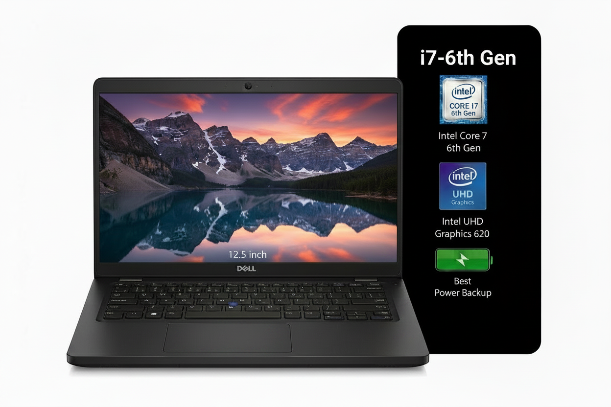 Dell Latitude 7270 Intel Core i7 6th Gen | 12.5 Inch HD Touchscreen Windows 10 Refurbished
