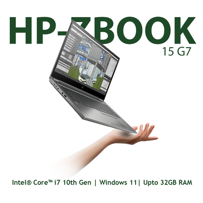 Refurbished HP Zbook Fury 15 G7 | Intel i7 10th Gen H series | NVIDIA QUADRO T2000 WITH MAX-Q DESIGN  4GB GPU with 15.6″ FHD display