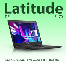 Dell Latitude 7470 Intel core i5 6th gen 14 inches FHD touchscreen display Refurbished