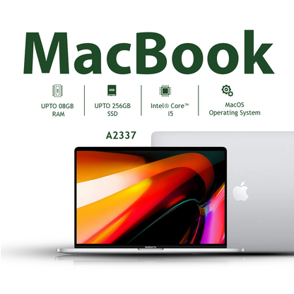 Apple MacBook Air A2337 - Apple M1 chip, 13.3-inch Retina Display Refurbished