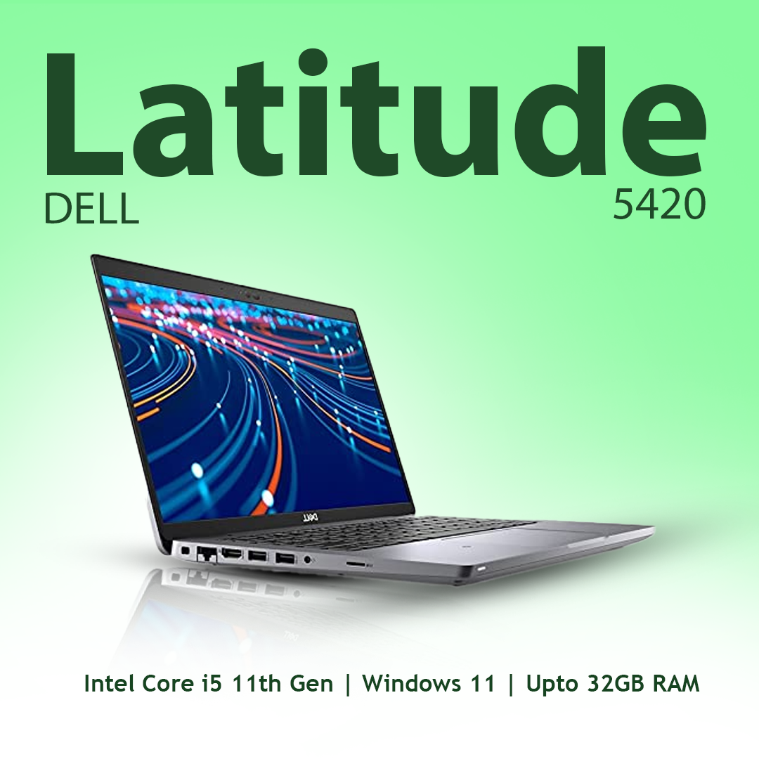 Dell Latitude 5420 Intel i5-11th Gen 14 inch FHD display Refurbished