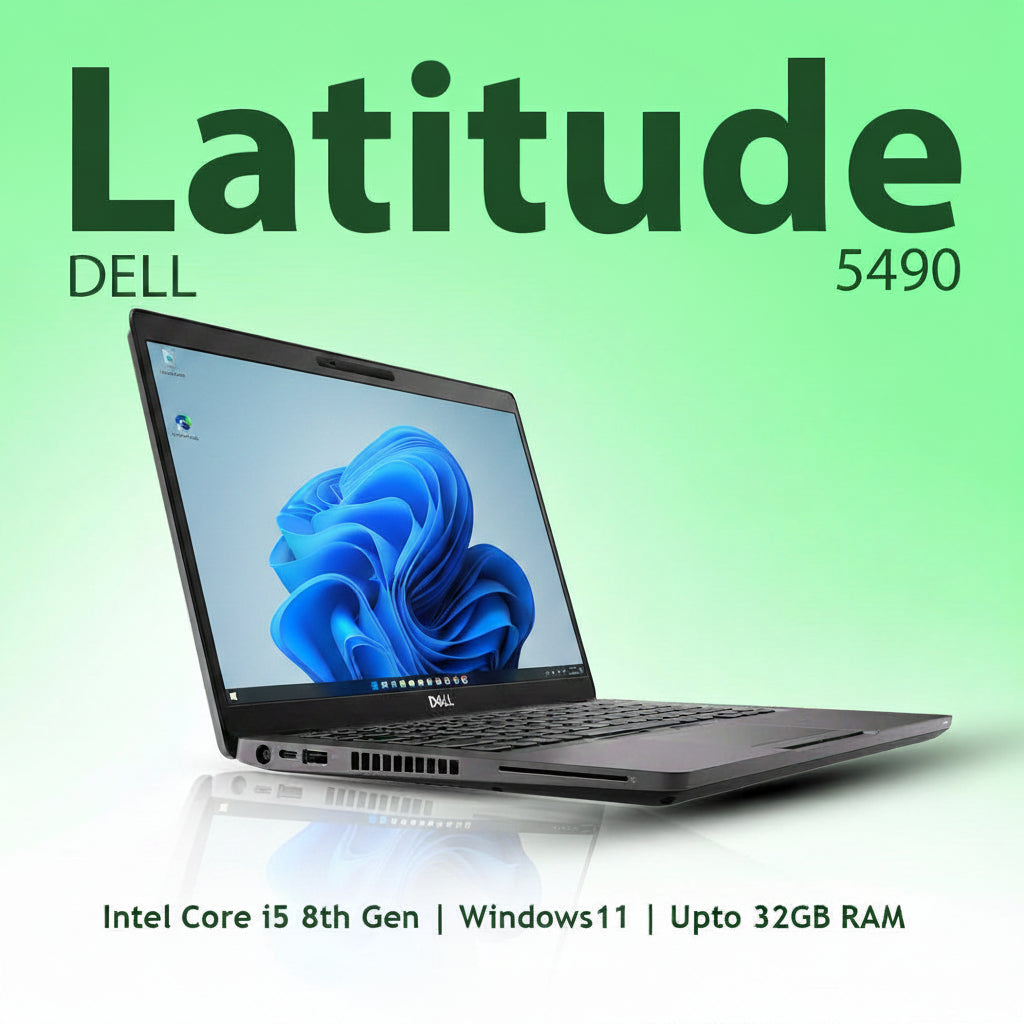 Refurbished Dell Latitude 5490 i5 8th Gen 14 Inch FHD Windows 11