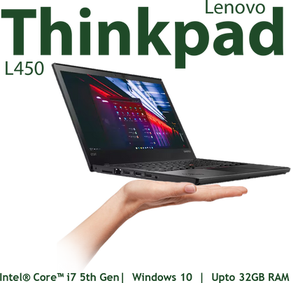 Lenovo ThinkPad L450 i7 5th gen 14 inches HD Display Refurbished