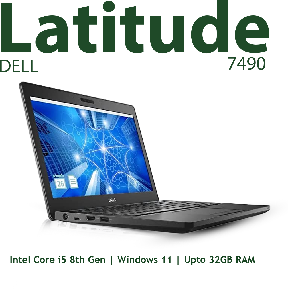 Dell Latitude 7490 i5 8th gen 14 inch HD display Refurbished