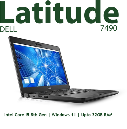Dell Latitude 7490 i5 8th gen 14 inch HD display Refurbished