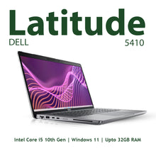 Dell Latitude 5410 Intel i5-10th Gen 14 inch FHD display  Refurbished