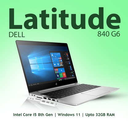 HP EliteBook 840 G6 | Intel i5 8th Gen | 14" HD | Windows 11 Pro | Refurbished