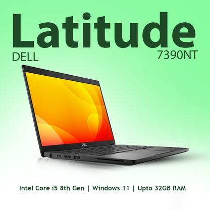 Dell Latitude 7390 Intel core i5 8th gen 13.3 inches FHD touchscreen display Refurbished