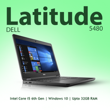 Dell Latitude 5480 Intel i5 6th Gen 14 inch HD Windows 10 (Refurbished)