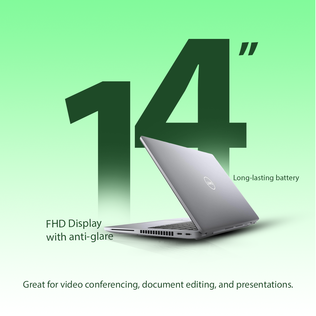 Dell Latitude 5420 Intel i7-11th Gen 14 inch FHD display with MS Office (Refurbished)