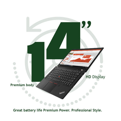 Lenovo ThinkPad T490 Touchscreen i7 8th gen 14 inch FHD Display Laptop Refurbished