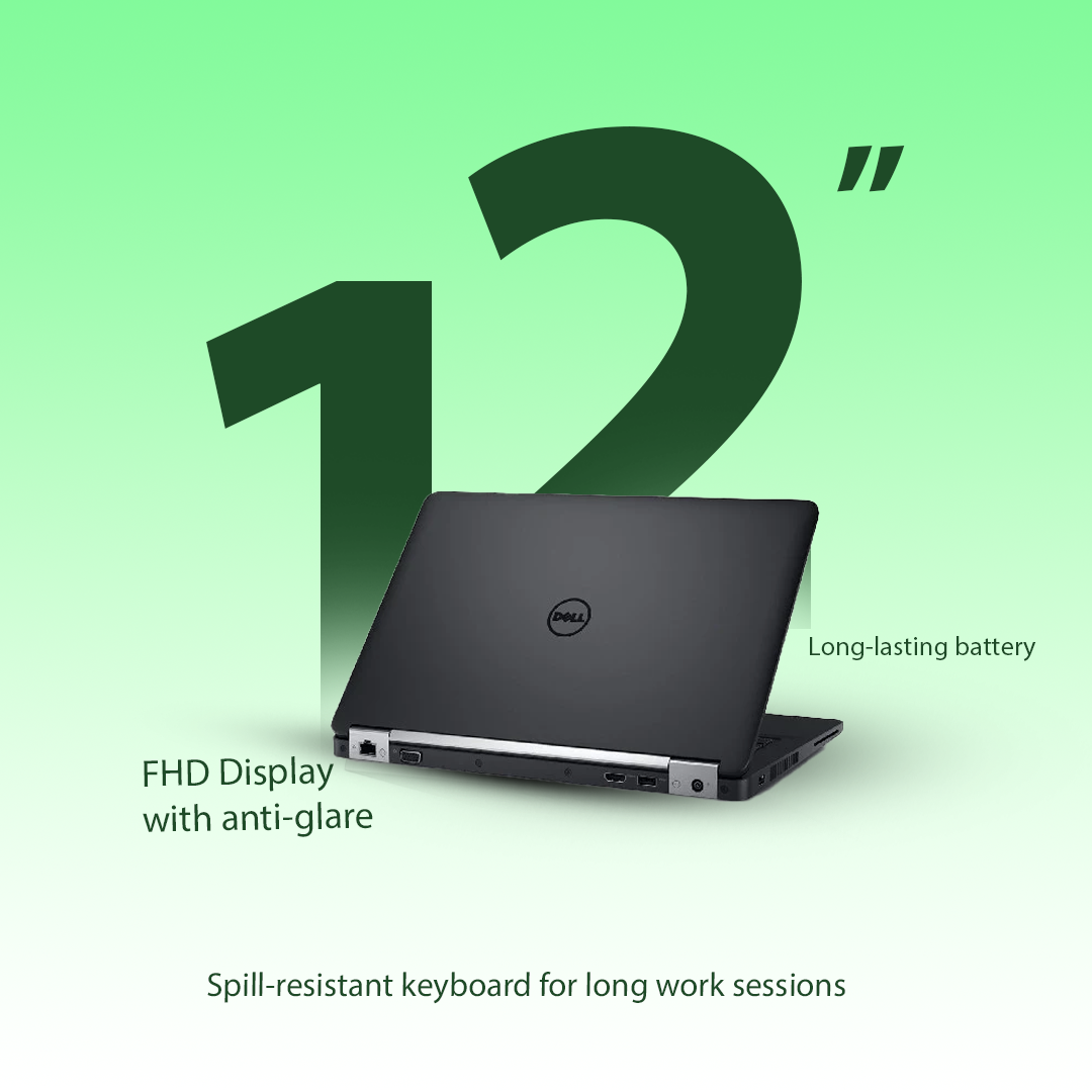 Dell Latitude 5270 Intel core i3 6th gen 12.5 HD display Refurbished