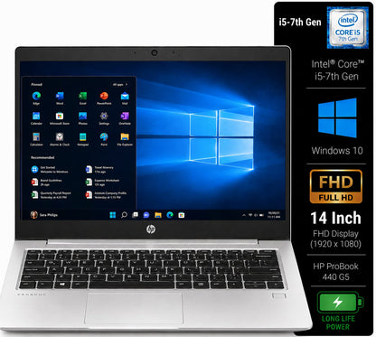 HP ProBook 440 G5 Intel Core i5 7th Gen | 14 Inch FHD Windows 10 Refurbished