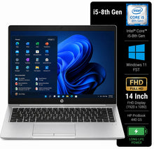 HP ProBook 440 G5 Intel Core i5 8th Gen | 14 Inch FHD Windows 11 Refurbished