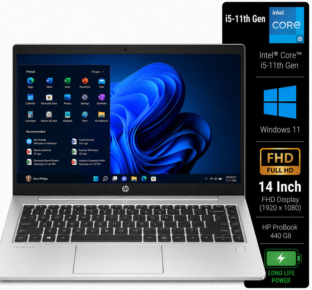 HP ProBook 440 G8 Intel Core i5 11th Gen | 14 Inch FHD Windows 11 Refurbished