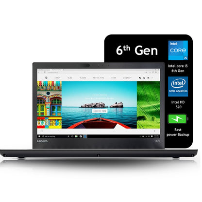 Lenovo Thinkpad T470 i5 6th Gen 14"inch HD display Refurbished