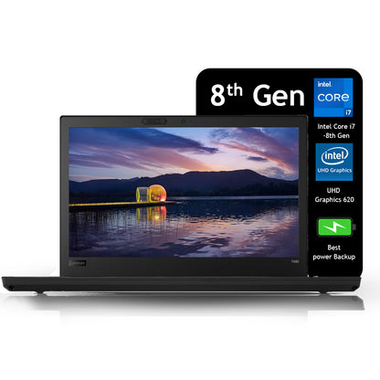 Lenovo ThinkPad T480 i7 8th gen HD display Refurbished