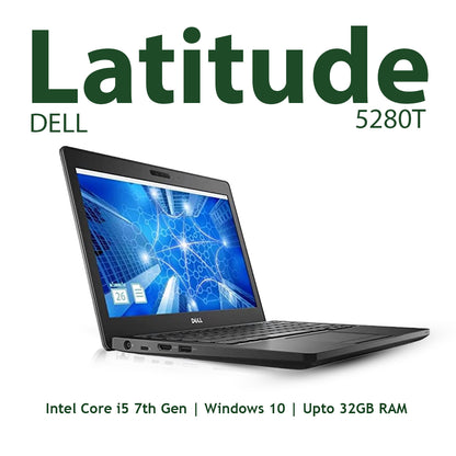 Dell Latitude 5280 Intel core i5 7th gen 12.5 inch FHD touchscreen display Refurbished
