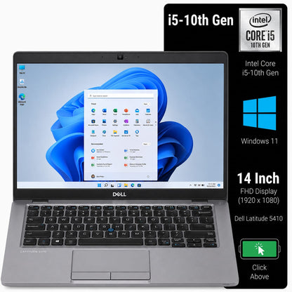 Dell Latitude 5410 Intel Core i5 10th Gen | 14 Inch FHD Windows 11 Refurbished