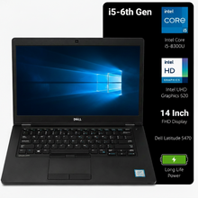 Dell Latitude 5470 Intel Core i5 6th Gen | 14 Inch FHD Windows 10 Refurbished