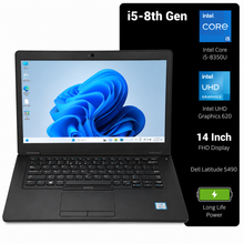 Dell Latitude 5490 Intel Core i5 8th Gen | 14 Inch FHD Windows 11 Refurbished