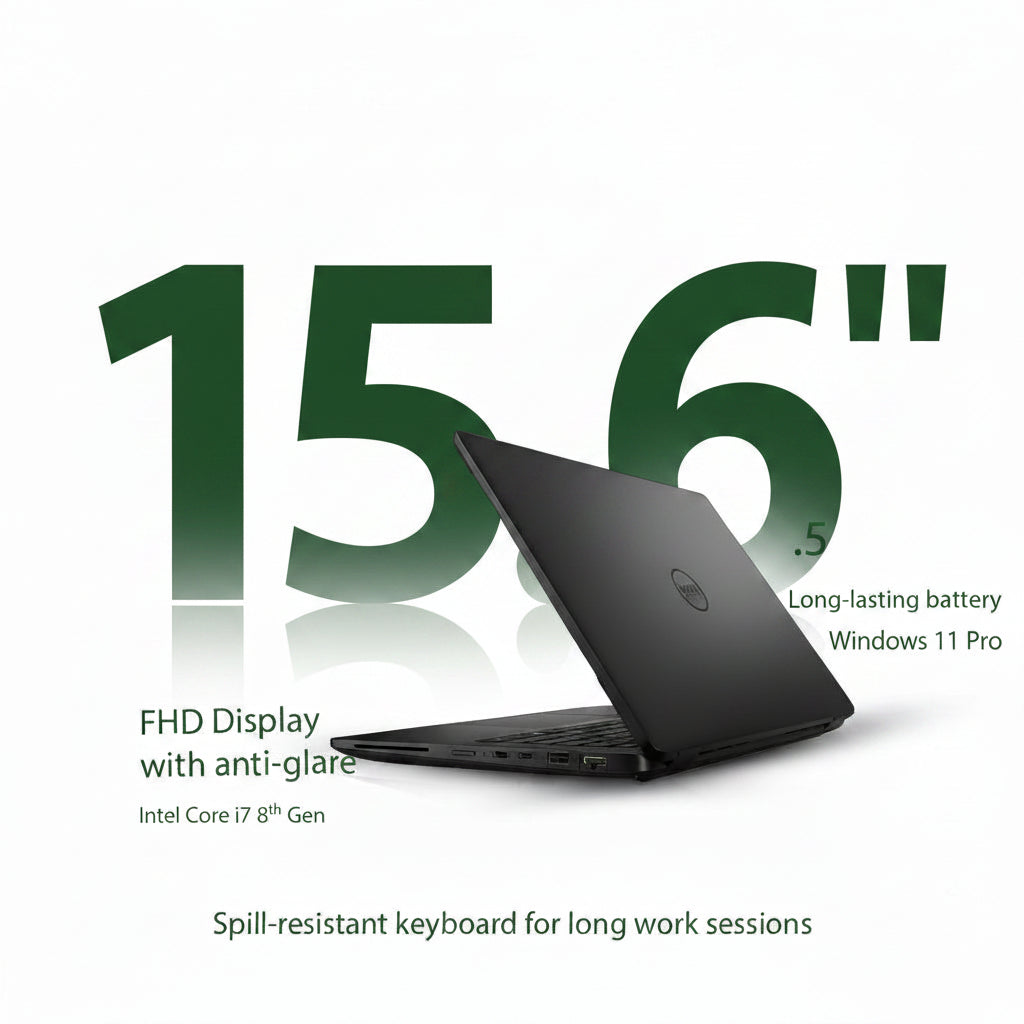 Dell Latitude 5491 Intel Core i7 8th Gen (i7-8850H High Performance H series CPU) | 14 Inch FHD Windows 11 Pro Refurbished