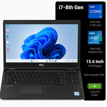 Dell Latitude 5590 Intel Core i7 8th Gen | 15.6 Inch FHD Windows 11 Pro Refurbished