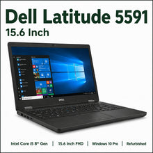 Dell Latitude 5591 Intel Core i5 8th Gen | 15.6 Inch HD Windows 10 Refurbished