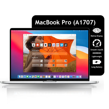 Apple MacBook Pro A1707 Intel Core i7 | 15 Inch Retina Display macOS Refurbished