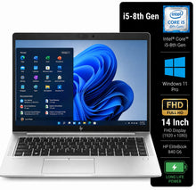 HP EliteBook 840 G6 Intel Core i5 8th Gen | 14 Inch FHD Windows 11 Refurbished