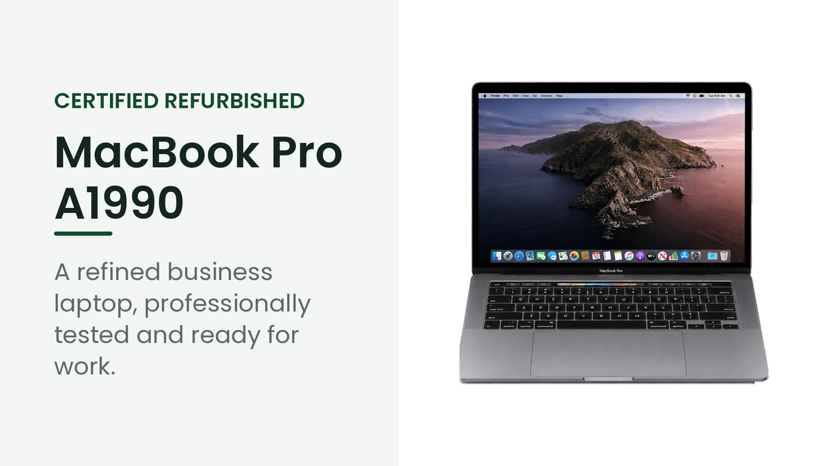 Apple MacBook Pro A1990 refurbished business laptop