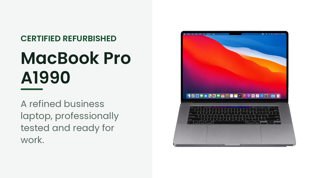 Apple MacBook Pro A1990 refurbished business laptop